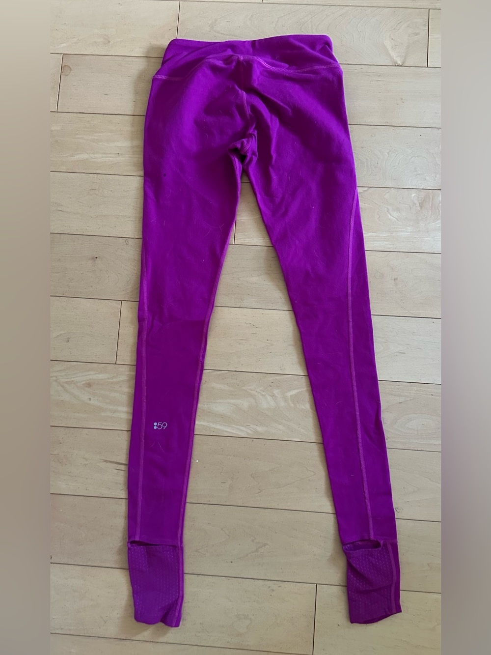 Splits59 Bright Magenta Active Leggings With Sexy Footies Size S